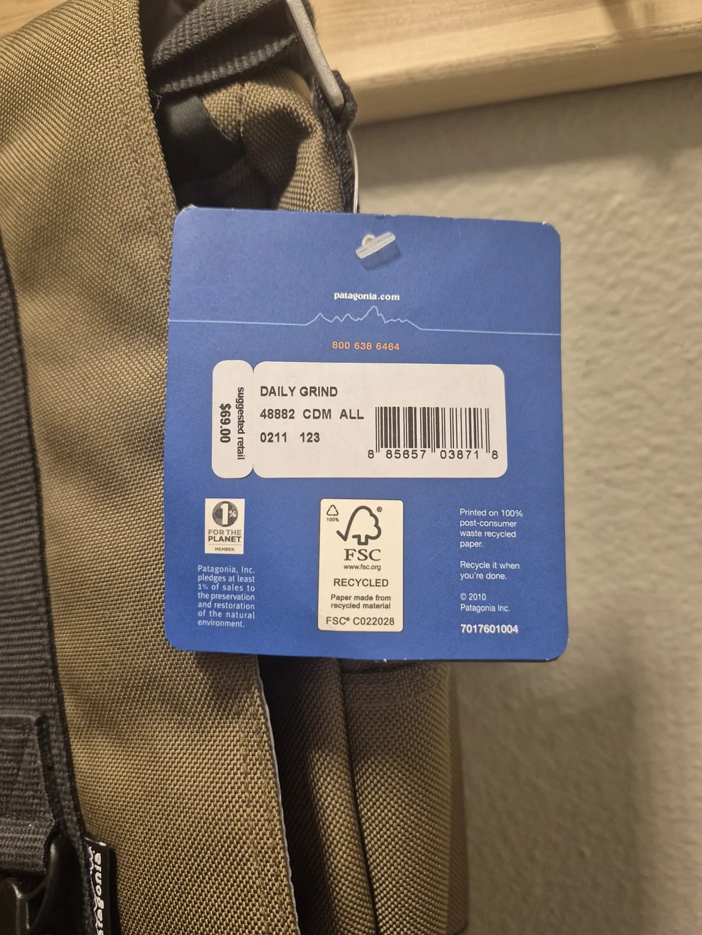 Patagonia durable messenger